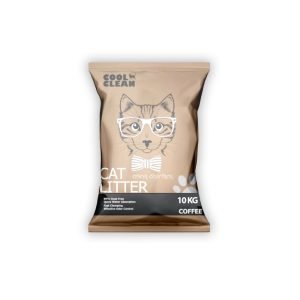 Cool Clean Clumping Cat Litter Coffee - 10 KG