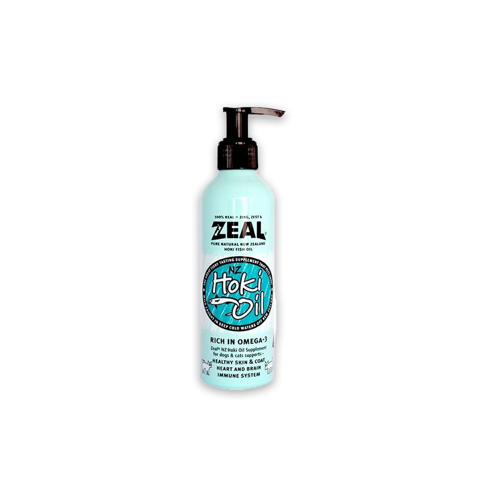 Zeal Natural Hoki Fish Oil Supplement For Cats & Dogs - 225ML