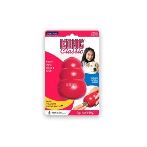 Kong Classic Dog Toy Durable Natural Rubber Fun To Chew For Large Dogs