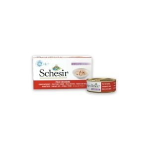 Schesir Cat Multipack Chicken With Duck - 50 G (Pack Of 6)
