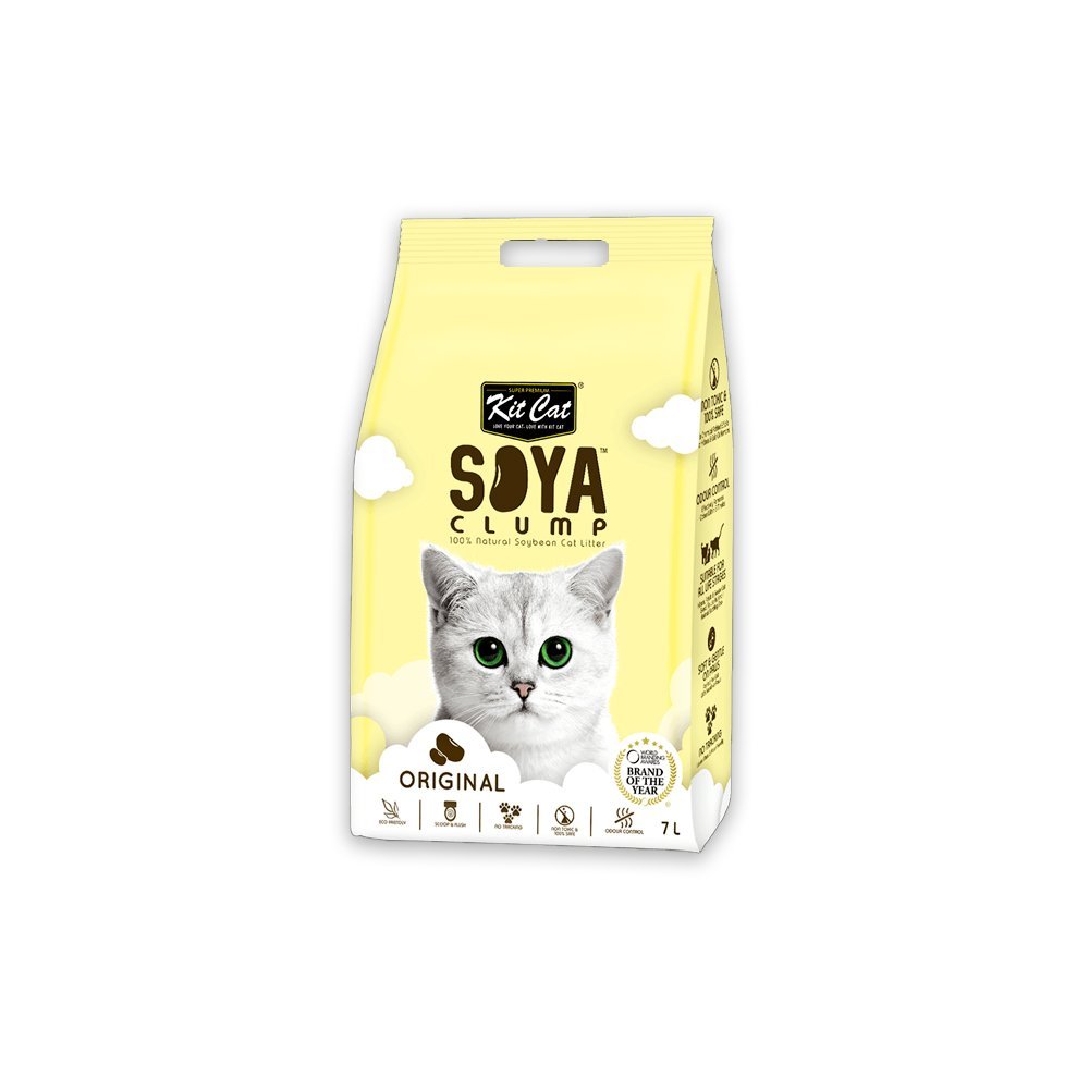 Kit Cat Soya Clump Soybean Litter Original - 7L