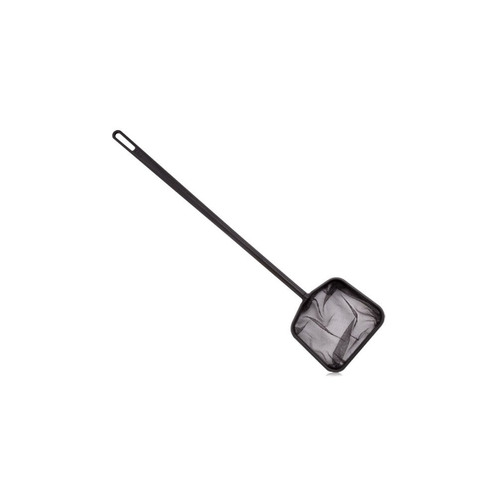 Hobby Easy Floating Aquarium Fish Scoop Soft Net Black - 8 Cm