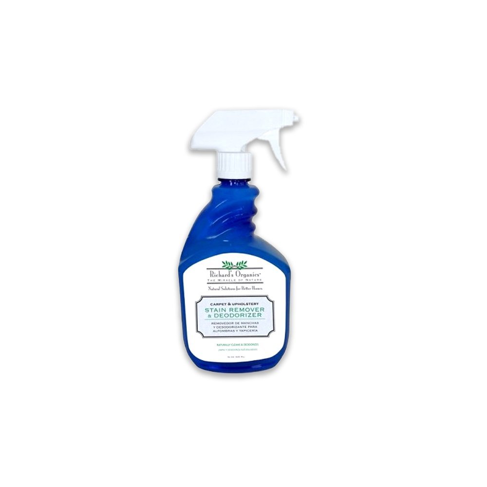 Synergylabs Richards Organics Carpet And Upholstery Stain Remover And Odor Deodorizer - 32 OZ