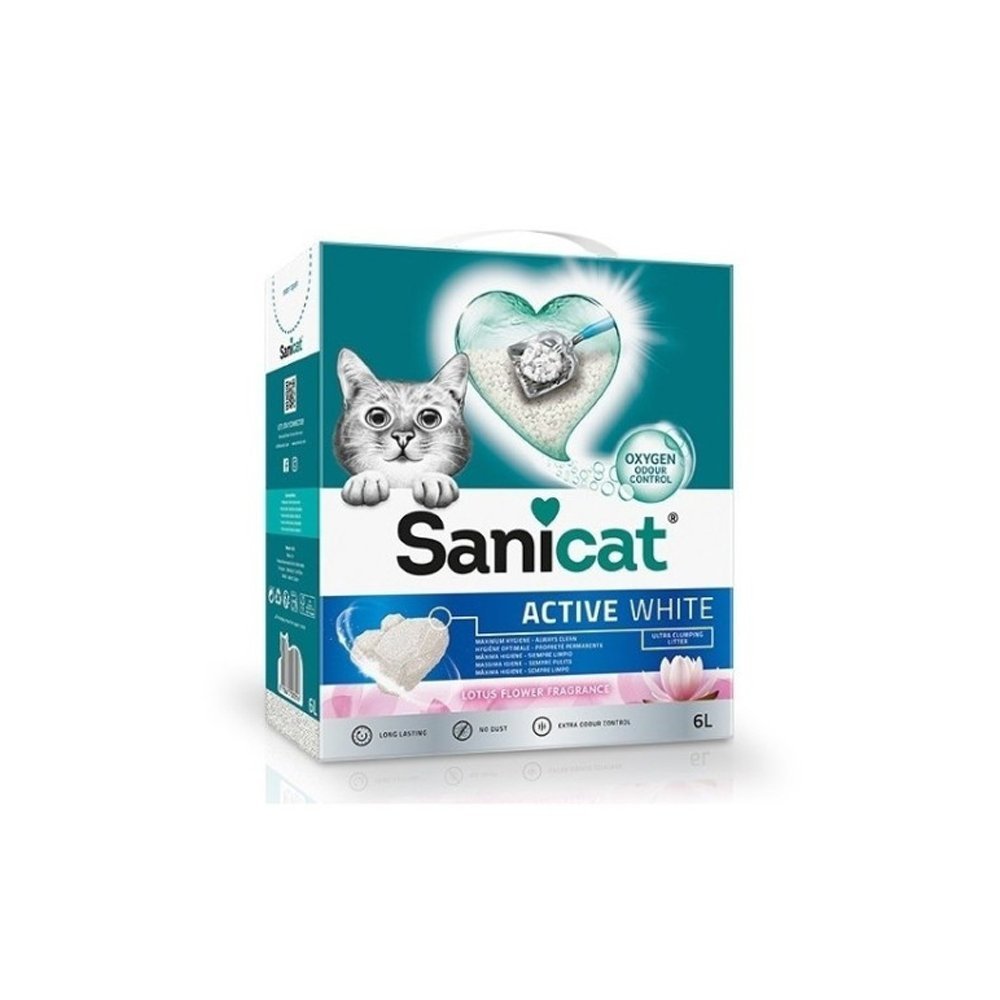 Sanicat Active White Unscented - 6L