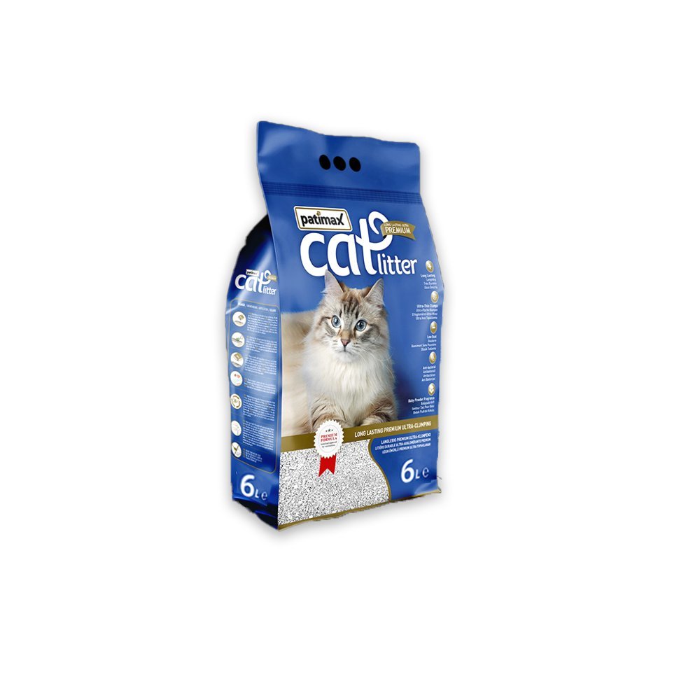 Patimax Long Lasting Premium Ultra Clumping Cat Litter Soap Fragrance - 6L