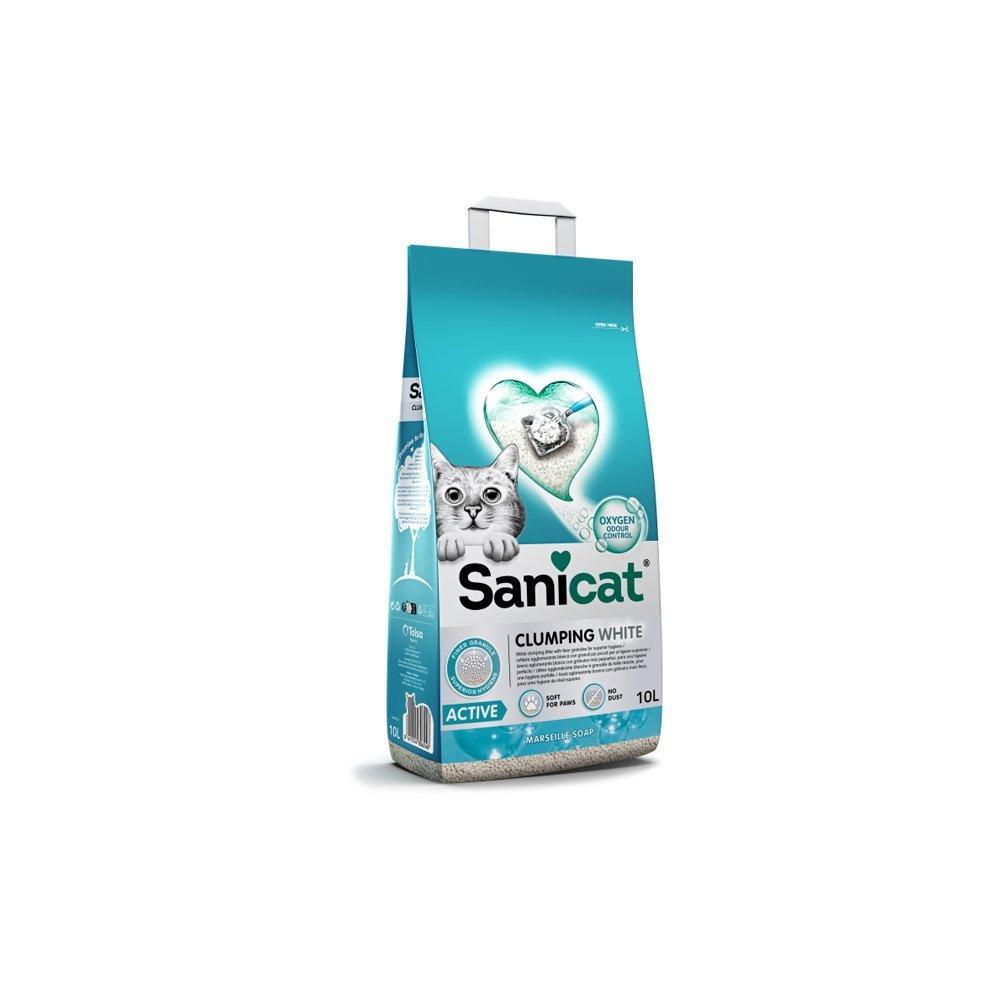 Sanicat Clumping White Active - 10 L