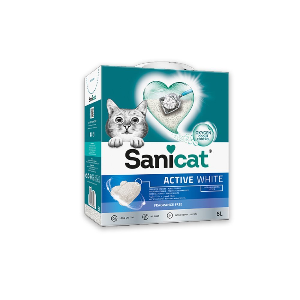 Sanicat Active White Lotus Flower - 6 L