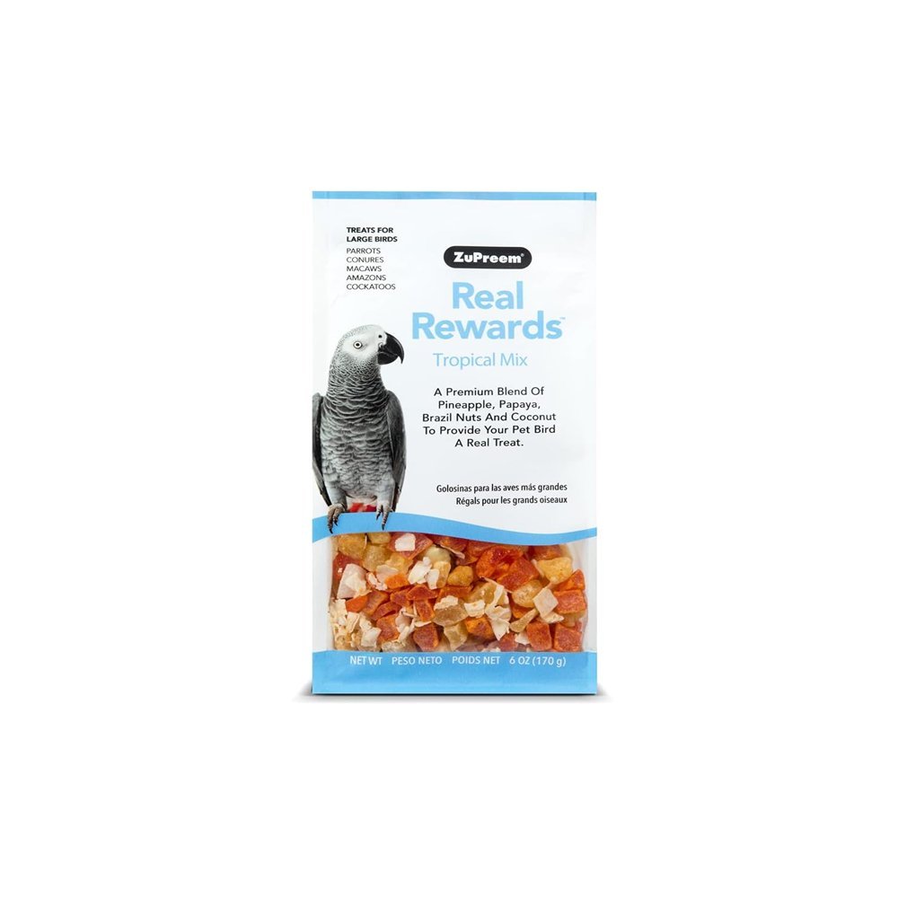 Zupreem Real Reward Large Parrot Treats Tropical Mix - 170 G