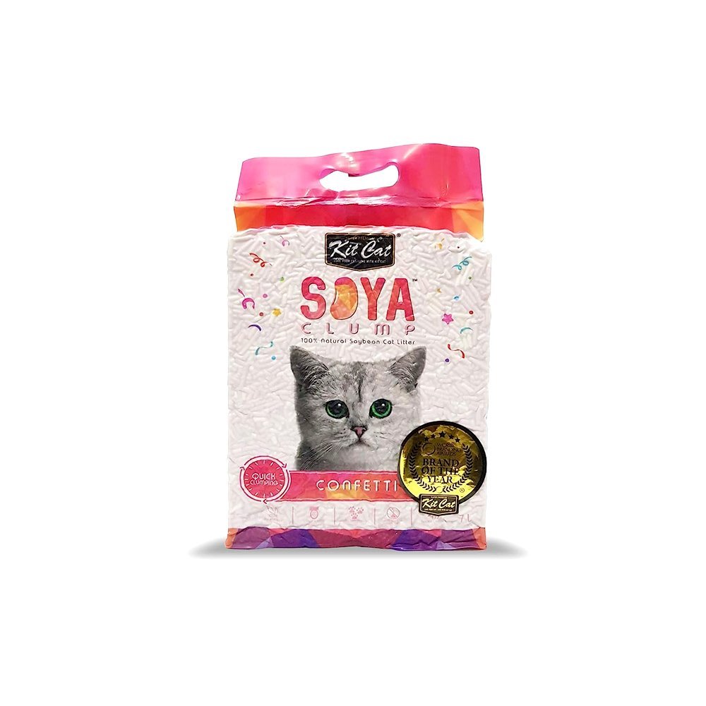 Kit Cat Soya Clump Soybean Litter Confetti - 7L