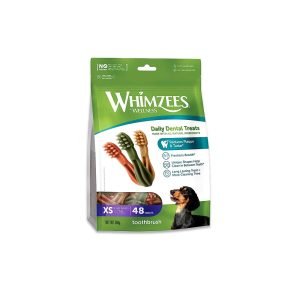 Whimzees Natural Gain Free Dental Dog TreatsToothbrush Xs - 360G (48PC)