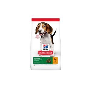 Hills Science Medium Dry Food For Puppies With Chicken  -2.5 KG