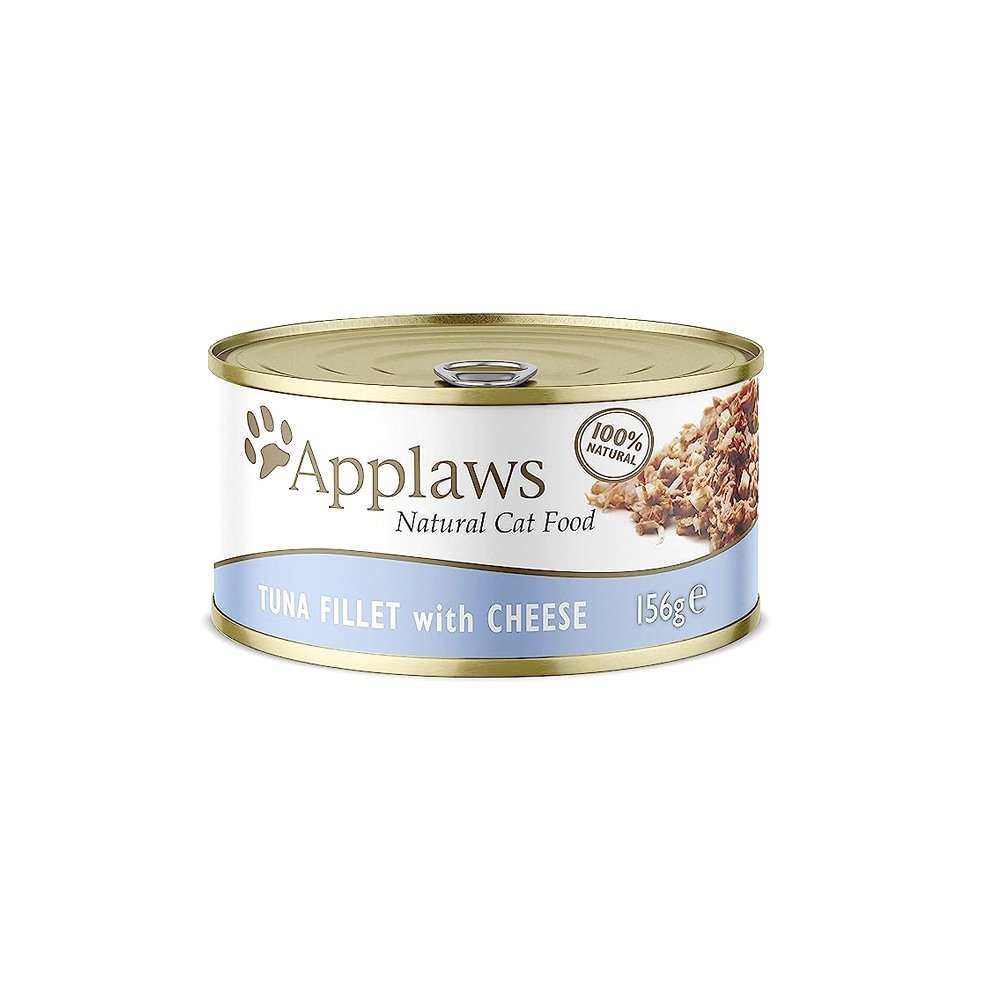 Applaws Wet Cat Food Tuna Fillet With Cheese - 156G  (Pack Of 24