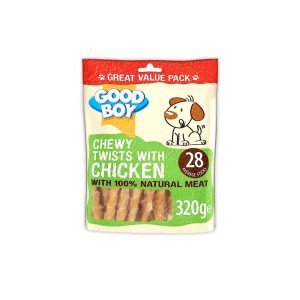 Armitage Chewy Chicken Twists For Dogs - 320G