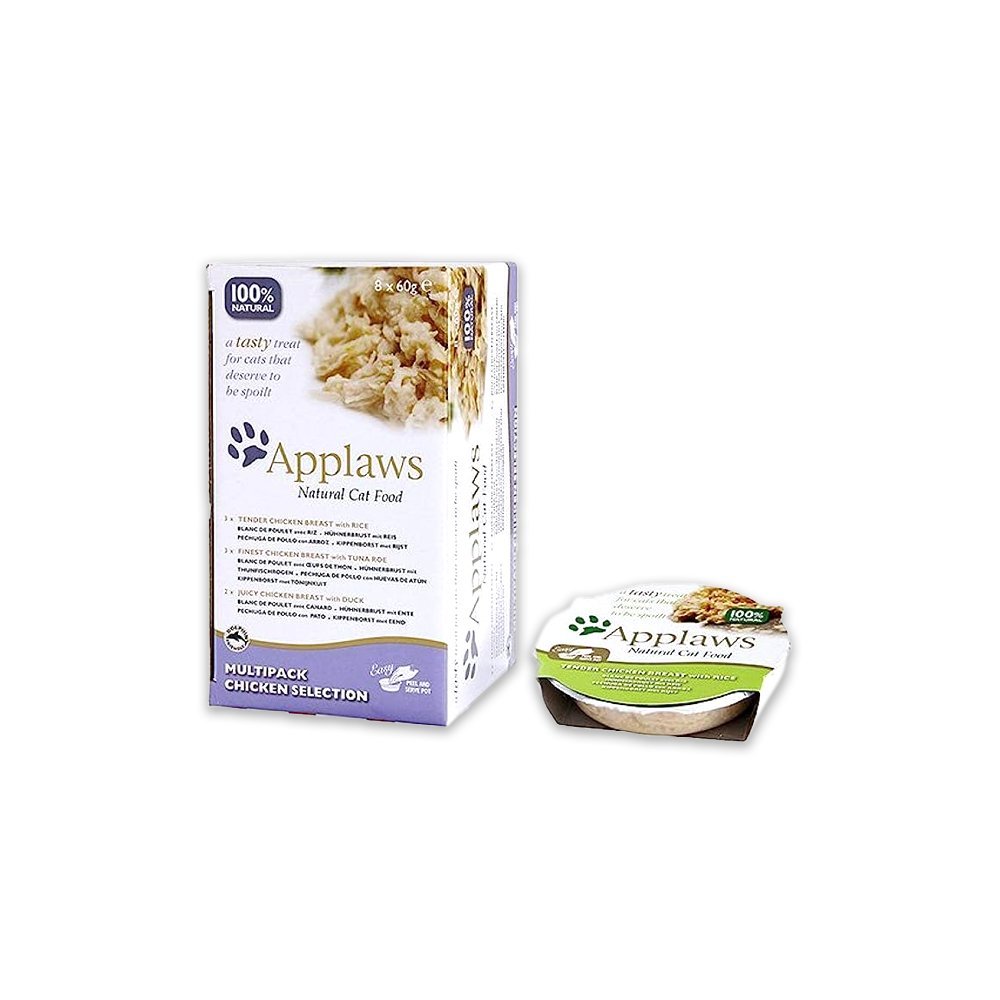 Applaws Cat MultiPACK Chicken Select - 8 X 60G