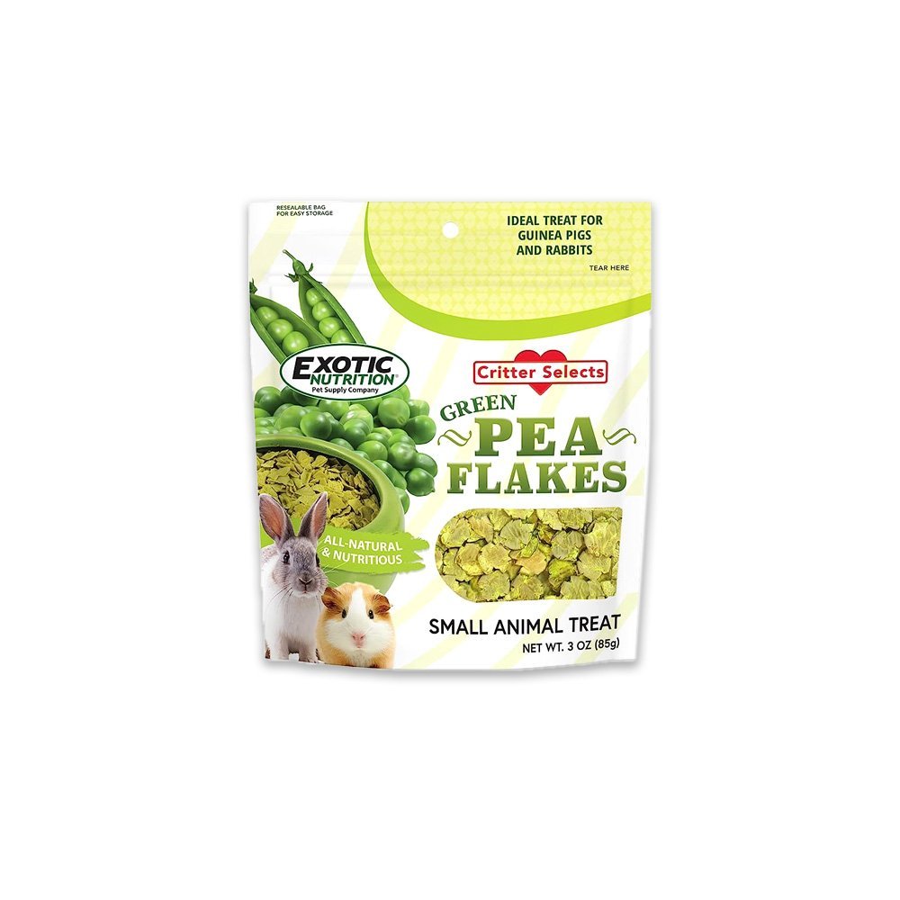 Exotic Nutrition  Geen Pea Flakes - 3 OZ