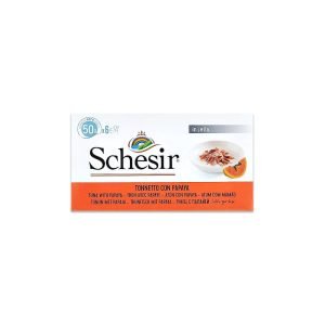 Schesir Cat MultiPACK Can Tuna With Papaya - (6X50G)
