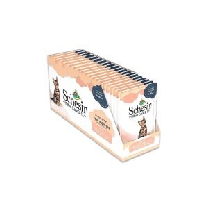 Schesir Kitten Pouch Jelly Chicken Fillets - 85G(Pack Of 20)