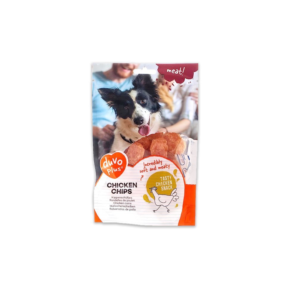 Duvo+ Laroy  Goup Dog Snack Chicken Chips - 80 G