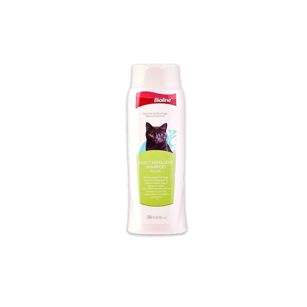 Bioline Insect Repellent Shampoo For Cats - 200 ML