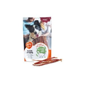 Duvo Duck Strips Dog Snack - 80G