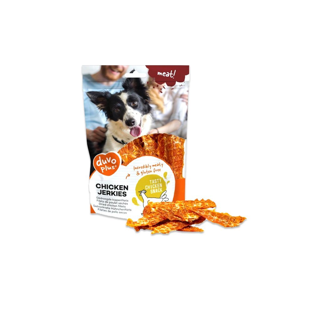Duvo+ Meat! Chicken Jerkies - 100G