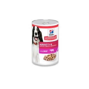 Hill'S Science Plan Adult Dog Food With Beef - 370G
