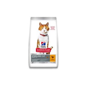 Hill'S Science Plan Sterilised Adult Cat Food With Chicken - 1.5 KG