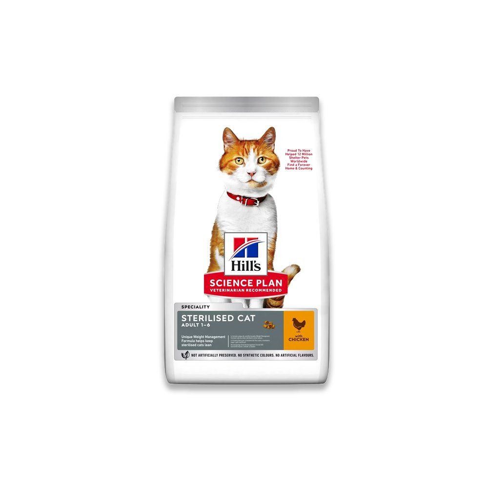 Hill'S Science Plan Sterilised Young Adult Cat Food With Tuna - 1.5 KG