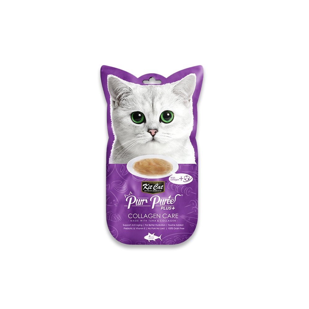 Kitcat Purr Puree Plus Collagen Care Tuna Light