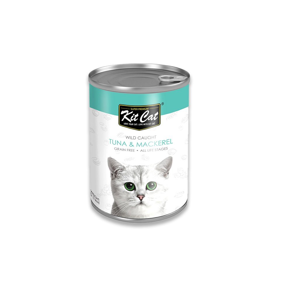 Kitcat Wild Caught Tuna And Mackerel - 400G