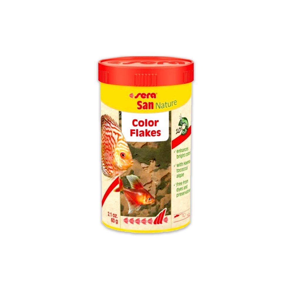 Sera Color Flakes Fish Food San Nature - 250ML(60G)