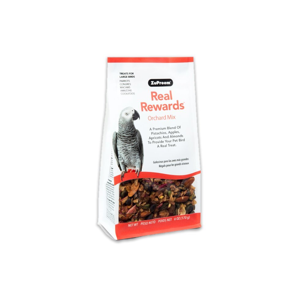 Zupreem Real Reward Large Parrot Treats Orchard Mix - 170G