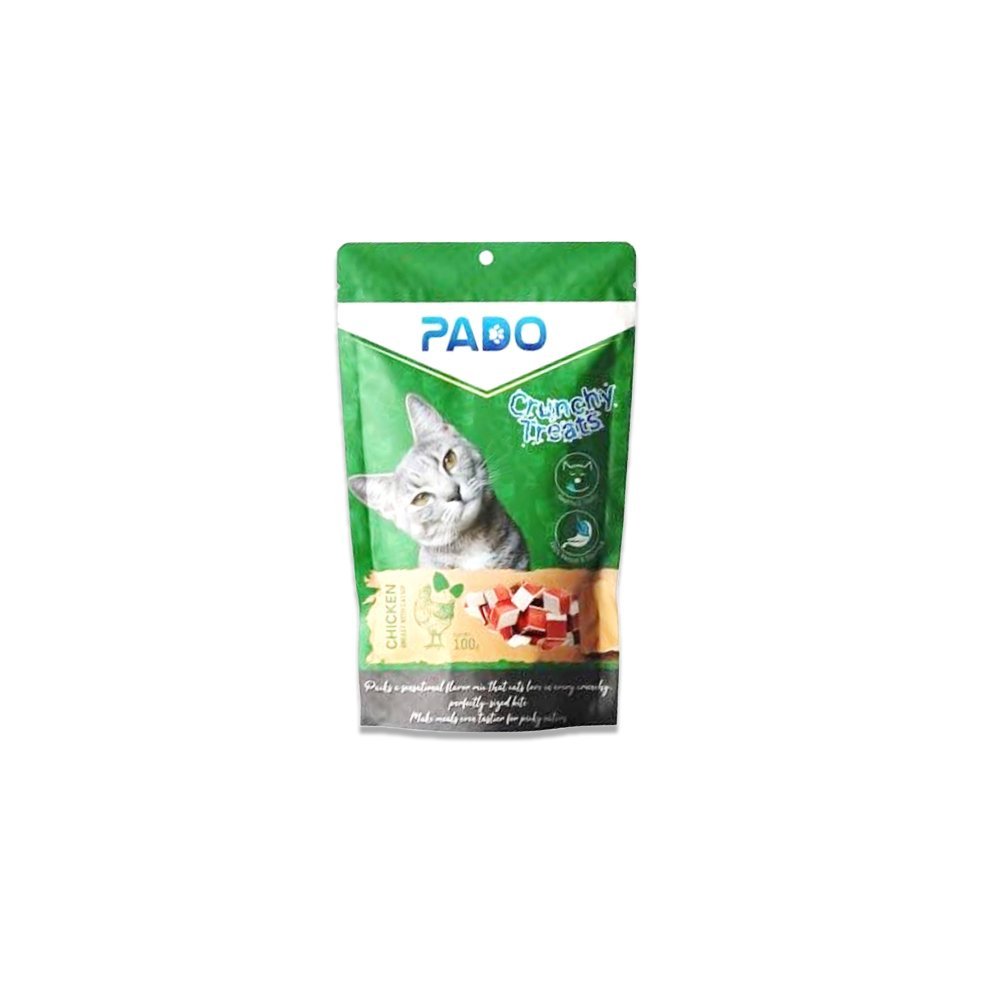 Pado Crunchy Cat Treats Chicken With Catnip - 100G