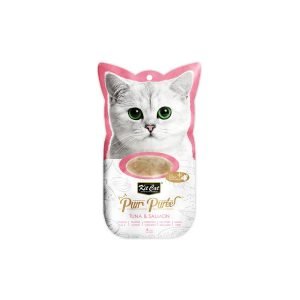 KitCat Purr Puree Tuna and Salmon Wet Cat Treat Tubes - 15G
