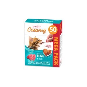 Catit Creamy Treats Mega Pack Tuna - 50 Tubes