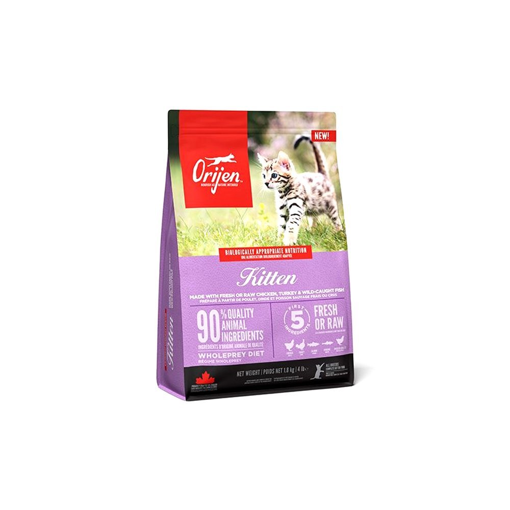 Orijen Dry Kitten Food  Gain Free Premium - 4LB