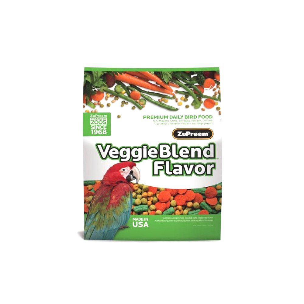Zupreem Veggieblend Flavor Food For Parrots And Conures - 3.25 Lb (1.47 KG)