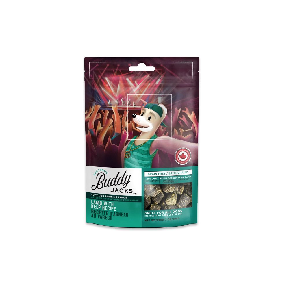 Buddy Jack'S Soft Dog Training Treats  Gain Free Lamb With Kelp Recipe - 7 OZ