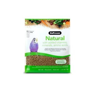 Zupreem Natural With Added Vitamins Minerals For Small Bird Food -2.25 Lb