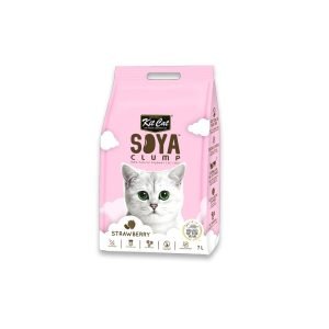Kit Cat Soya Clump Soybean Litter Strawberry - 7L