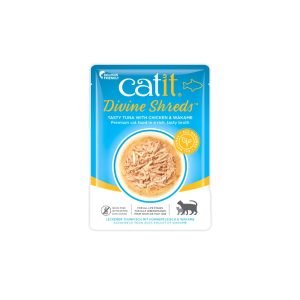 Catit Divine Shreds Tuna With Chicken And Wakame - 75G (18PC)