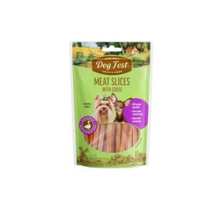 Dog Fest Slices With Goose For Small Breeds - 55G