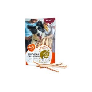 Duvo Chicken And Fish Strips Dog Snack - 80G