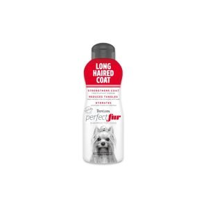 Tropiclean Perfect Fur Detangling Dog Shampoo For Breeds With Long Fur - 16 Ounce