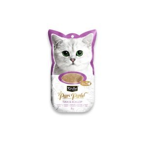 Kit Cat Purr Puree Tuna And Scallop Wet Cat Treat - 15G
