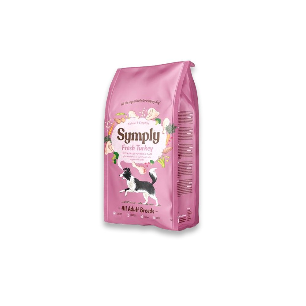 Symply Adult Fresh Turkey Dry Dog Food - 12 KG
