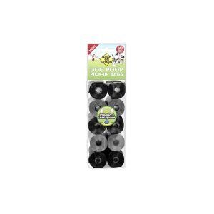 Bags On Board Dog Poop Refill Bags Neutral Roll Black - (10 X 14) 140