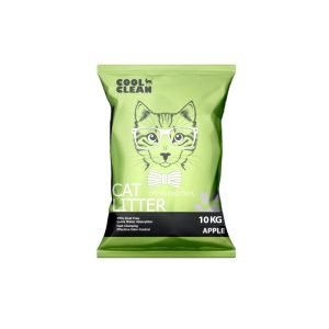 Cool Clean Clumping Cat Litter Apple - 10 KG