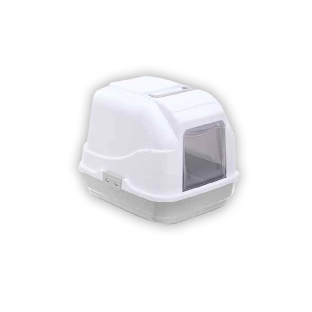 Imac Cat Litter Box Easy Close Hooded Cat Toilets - 50 X 40 X 40Cm