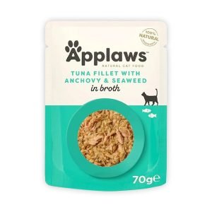 Applaws Tuna Fillet With Anchovy And Seaweed In Broth - 70GM